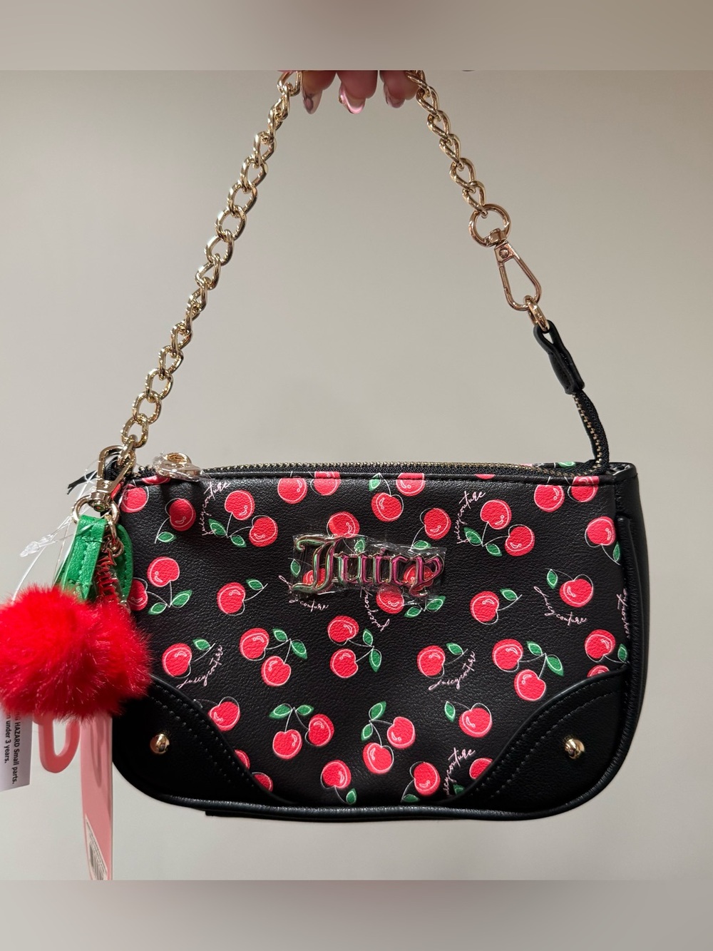 NWT Juicy Couture Cherry Wristlet